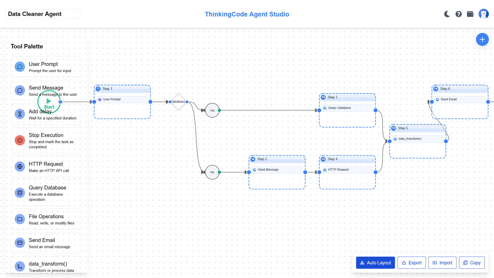 Landing page preview